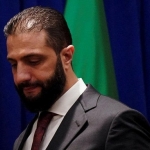 Presiden Suriah atau Syria Ahmed Al Shara. Foto: REUTERS/Bing Guan