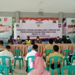 Suasana sosialisasi cukai di Kecamatan Sangkapura, Pulau Bawean. foto: ist.