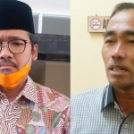 Bupati Bangkalan R. Abdul Latif Imron Amin dan Anggota Banggar H. Musawwir.
