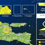Infografis yang dirilis BMKG