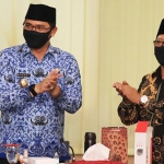 Plt. Wali Lota Pasuruan Raharto Teno Prasetyo, S.T. menerima kunjungan Anggota DPR RI, H. Aminurokhman.