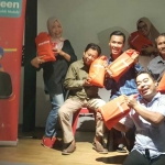 Para wartawan Pamekasan saat menghadiri silaturrahim dengan Smartfren.