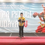 Wakil Wali Kota Pasuruan, Adi Wibowo, saat menghadiri HUT Sanggar Dharma Budaya yang ke-41.