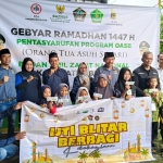 Kolaborasi IJTI Blitar Raya dan Baznas Kabupaten Blitar dalam rangka membahagiakan anak yatim menjelang Hari Raya Idulfitri 2026.