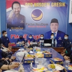 Pengurus DPD Nasdem Gresik saat diskusi RUU TPKS. foto: ist.