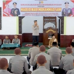 Peringatan Maulid Nabi Muhammad SAW yang digelar SPN Polda Jatim.