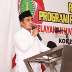 Wakil Wali Kota Pasuruan Adi Wibowo saat membuka rapat koordinasi lanjutan program pengarusutamaan HIV/AIDS.