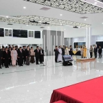 Suasana pelantikan yang berlangsung di Aula Prona Kementerian ATR/BPN Jakarta. (Ist)