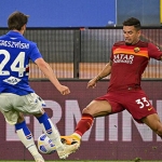 Sampdoria Vs Roma. FOTO : Twitter @ASRomaEN