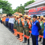 Apel Satgas Penanggulangan Bencana di Lamongan.