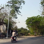 Kondisi lampu penerangan jalan di Kabupaten Pasuruan.