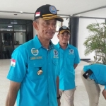 Kepala BNNK Tuban I Made Arjana saat di gedung DPRD Tuban.