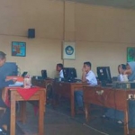 Suasana kelas dilaksanakannya UNBK bagi murid-murid binaan LPKA Blitar.