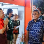 Sekretaris Daerah Kota Kediri, Bagus Alit, saat berkeliling di Fin Fest 2022. Foto: Ist