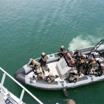 Tim VBSS dalam pelaksanaan nyata adalah sebuah tim kecil yang memiliki kemampuan pencarian, penyergapan, dan pembebasan kapal. 