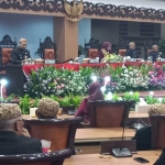Rapat paripurna dalam rangka memperingati Hari Jadi ke-733 Kabupaten Mojokerto.
