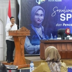 Wali Kota Kediri, Abdullah Abu Bakar, saat memberi sambutan. Foto: Ist