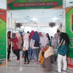 Para job seeker yang hadir pada Job Market Fair Tuban 2019.