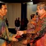 Presiden SBY dan Presiden terpilih Jokowi saat bertemu di Bali. Foto: Kaukus.co.id 