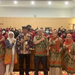 Mahasiswa Prodi Administrasi Publik, Universitas Muhammadiyah Sidoarjo (Umsida) saat menggelar Government Visit di Bappeda Pemkab Banyuwangi, Jumat (9/12/2022)