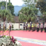 Suasana Operasi Keselamatan Semeru 2023 yang berlangsung di Mapolres Batu.