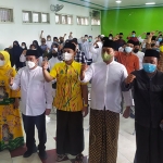 Barisan Santri Relawan Airlangga Hartanto di Jombang saat mendeklarasikan dukungan untuk Airlangga Hartanto agar maju sebagai calon presiden dalam Pemilu 2024.
