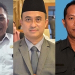 Dari kiri, Kepala BPPKAD Andhy Hendro Wijaya, Kepala DPMPTSP AM Reza Pahlevi, dan Kepala Bapelitda Edi Hadisiswoyo.