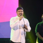 Wali Kota Pasuruan Saifullah Yusuf saat memberikan sambutan dalam puncak peringatan Hari Kesetiakawanan Sosial Nasional (HKSN) tahun 2023.
