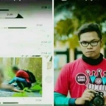 Foto dan aksi pelaku saat melancarkan aksinya. foto: ist