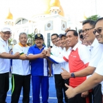 Gubernur Jawa Timur buka lomba dalam rangka hari kemerdekaan di kantor Gubernur Jatim, Jumat (3/7).