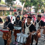 Suasana pawai ta