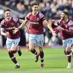 Nayef Aguerd cetak gol tunggal kemenangan West Ham atas Southampton.