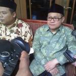 Ketua Umum DPP Partai Kebangkitan Bangsa (PKB), Muhaimin Iskandar (Cak Imin) saat di Pesantren Manbaul ma