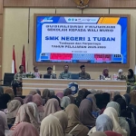 Rapat koordinasi yang digelar Komite SMKN 1 Tuban.