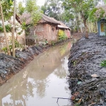 Jaringan irigasi yang sudah dinormalisasi.