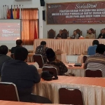 KPU Tuban saat paparkan sosialisasi pemetaan dapil dan alokasi kursi DPRD pada pemilihan pemilu 2024.