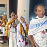 Kedatangan jemaah haji Embarkasi Surabaya (SUB) langsung menuju Makkah untuk melakukan ibadah umrah wajib. Foto: MCH 2026.