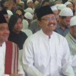 Wakil Gubernur Jawa Timur, Saifullah Yusuf saat menghadiri acara Jatim Mengaji di Masjid Agung Nasional Al Akbar Surabaya. foto: DIDI ROSADI/ BANGSAONLINE