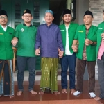 Gus Syafik (tiga dari kiri) bersama Gus Ali Tulangan Sidoarjo dan kandidat Ketua Ansor Jatim lainnya.