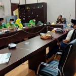 Komisi I DPRD Pasuruan saat rapat dengan Inspektorat dan Polres Pasuruan.