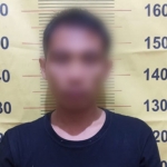 Tersangka pengedar narkoba jenis sabu yang ditangkap Satresnarkoba Polres Pasuruan.