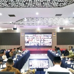Rapim atau rapat pimpinan Evaluasi Semester I 2025 yang dilakukan Kementerian ATR/BPN.