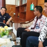 Kepala Lapas Klas IIB Tuban Siswarno bersama Kasi Binadik Subiyanto kunjungan ditemui Kepala Dinkes Tuban dr. Bambang Priyo Utomo.
