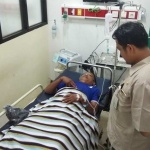 Korban Muhaimin saat dirawat di RSUD Dr Koesma Tuban.