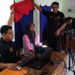 Kegiatan perekaman yang dilakukan Dispendukcapil Pacitan.