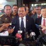 Jaksa Agung Prasetyo saat memberikan keterangan.