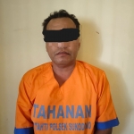Pelaku yang kini ditahan di Polsek Sukodono