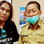 Ketua Genpatra Ali Candi (kiri) saat ditemui Kabid PMP Dispendik Gresik, Suwono. foto: ist.