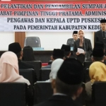 Dua kepala dinas di lingkup Pemerintah Kabupaten Kediri resmi dilantik Bupati Kediri.