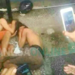 Dua pelaku jambret remuk usai dihajar massa di TKP. 